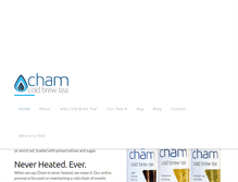 Tablet Screenshot of drinkcham.com